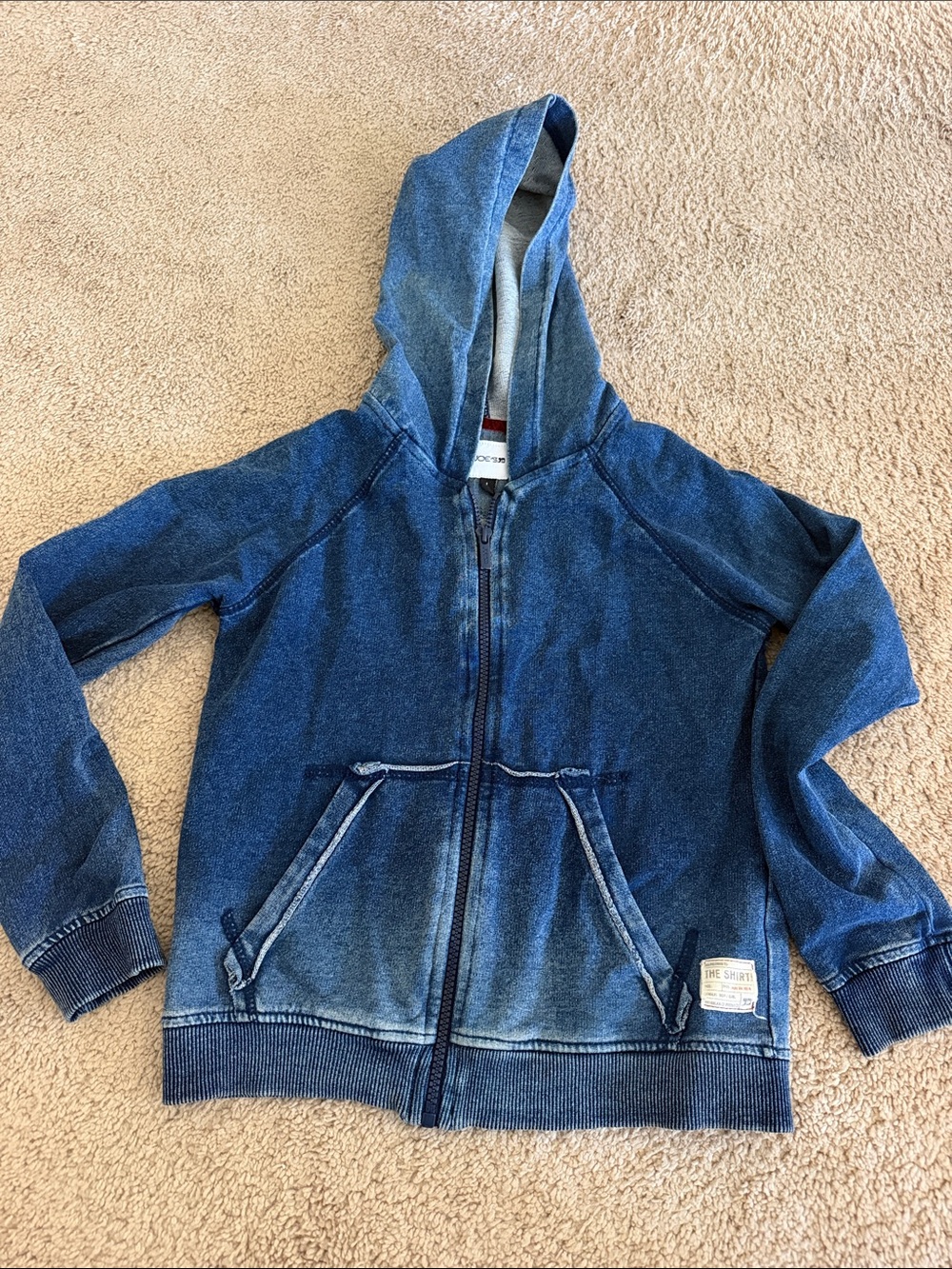 Joes Kids Blue Zip-Up Hoodie Jacket